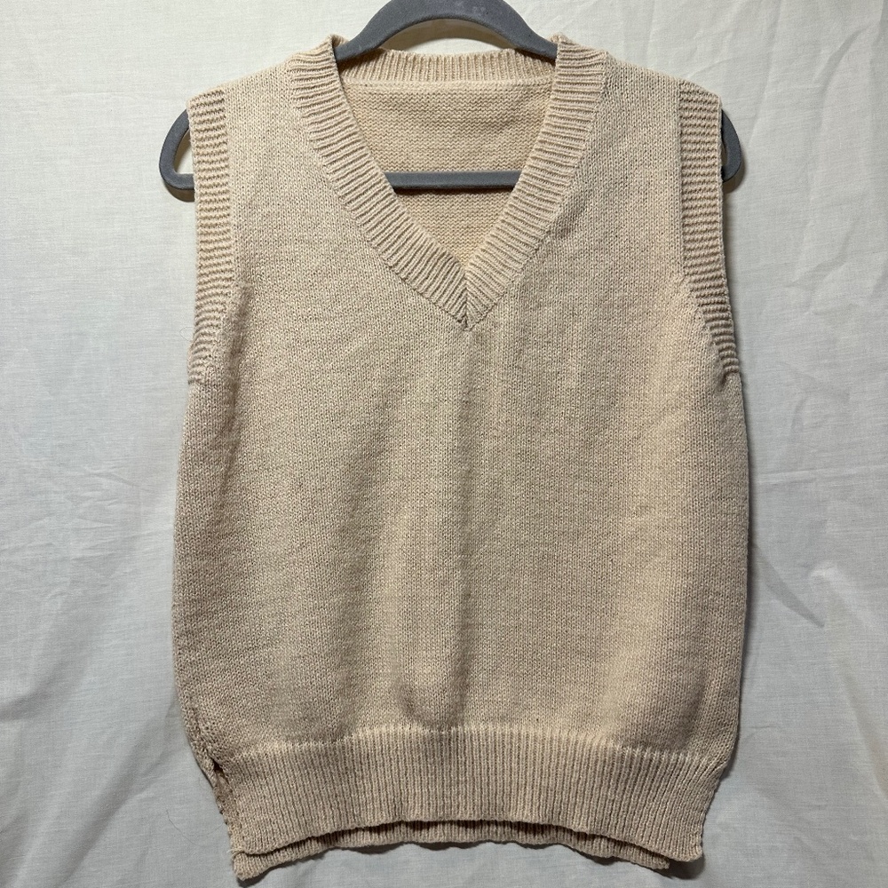 Hand Knitted Nanny Vest! Approx. M/L